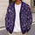 Purple Botanical Ornaments for Cozy Autumn Layering and Holiday Gatherings for Women All-over Print Knitted Cardigan - 5