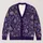 Purple Botanical Ornaments for Cozy Autumn Layering and Holiday Gatherings for Women All-over Print Knitted Cardigan - 1