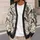 Ravens, Gnarled Trees and Autumn Skulls for Halloween Gatherings and Casual Layering All-over Print Knitted Cardigan - 5