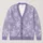 Lavender Snowflake Motif for Cozy Winter Layering and Festive Gatherings for Her All-over Print Knitted Cardigan - 1
