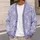 Lavender Snowflake Motif for Cozy Winter Layering and Festive Gatherings for Her All-over Print Knitted Cardigan - 5
