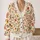 Autumn Floral Blooms for Cozy Layering, Everyday Outings, and Women’s Fall Wardrobe All-over Print Knitted Cardigan - 2