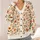 Autumn Floral Blooms for Cozy Layering, Everyday Outings, and Women’s Fall Wardrobe All-over Print Knitted Cardigan - 4