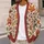 Autumn Maple Leaves And Berries For Cozy Layering Women's Seasonal Wardrobe Style All-over Print Knitted Cardigan - 5