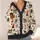 Gothic Skull Eyeball Candles And Spiderwebs For Halloween Layering Women's Style All-over Print Knitted Cardigan - 4
