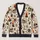 Gothic Skull Eyeball Candles And Spiderwebs For Halloween Layering Women's Style All-over Print Knitted Cardigan - 1