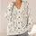 Delicate Botanical Wildflower Sprigs for Relaxed Autumn Layering, Elegant Women’s Style All-over Print Knitted Cardigan - 4
