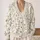 Delicate Botanical Wildflower Sprigs for Relaxed Autumn Layering, Elegant Women’s Style All-over Print Knitted Cardigan - 2