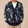 Spooky Skull Ghosts And Bats For Halloween Nights And Autumn Layering For Women All-over Print Knitted Cardigan - 6