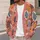Coral Sea Life Motifs for Colorful Coastal Layering, Women’s Everyday Winter Style All-over Print Knitted Cardigan - 5