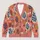 Coral Sea Life Motifs for Colorful Coastal Layering, Women’s Everyday Winter Style All-over Print Knitted Cardigan - 1