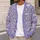 Lavender Wildflower Sprigs for Relaxed Everyday Layering and Autumn Weekend Style All-over Print Knitted Cardigan - 5