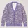 Lavender Wildflower Sprigs for Relaxed Everyday Layering and Autumn Weekend Style All-over Print Knitted Cardigan - 1