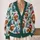 Highland Cow Santa Hat Holiday Woodland Scene For Cozy Winter Layering For Women All-over Print Knitted Cardigan - 2