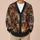Haunted Village Halloween Autumn Scene for Women, Cozy Seasonal Layering Style All-over Print Knitted Cardigan - 6
