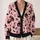 Pink Halloween Bats And Skull Cupcakes For Spooky Fall Parties, Women's Plus Size All-over Print Knitted Cardigan - 2
