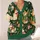 Christmas Cat Holiday Motifs For Cozy Winter Layering, Festive Women’s Seasonal Gift All-over Print Knitted Cardigan - 4