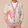 Pastel Pink Heart Rainbow Burst for Romantic Autumn Layering and Everyday Wear for Women All-over Print Knitted Cardigan - 6