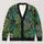 Tropical Monstera Leaf Vacation Style for Women, Relaxed Everyday Resort Layering All-over Print Knitted Cardigan - 1