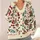 Vintage Santa Claus Christmas Holiday Scenes for Cozy Winter Layering and Parties All-over Print Knitted Cardigan - 4