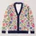 Watercolor Wildflower Bouquet in Bright Pastels for Everyday Spring Layering Women All-over Print Knitted Cardigan - 1