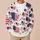 American Flag Map Motif for Independence Day Gatherings and Patriotic Everyday Wear All-over Print Knitted Cardigan - 6