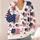 American Flag Map Motif for Independence Day Gatherings and Patriotic Everyday Wear All-over Print Knitted Cardigan - 4