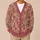 Vintage Abstract Floral Motifs for Cozy Everyday Layering and Relaxed Weekend Outings All-over Print Knitted Cardigan - 6