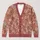 Vintage Abstract Floral Motifs for Cozy Everyday Layering and Relaxed Weekend Outings All-over Print Knitted Cardigan - 1