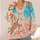Sea Turtle Coastal Ocean Scene For Beach Holidays, Travel, And Relaxed Summer Layering All-over Print Knitted Cardigan - 4