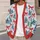 Red Bows And Evergreen Trees For Cozy Christmas Gatherings And Winter Outings For Women All-over Print Knitted Cardigan - 5