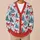 Red Bows And Evergreen Trees For Cozy Christmas Gatherings And Winter Outings For Women All-over Print Knitted Cardigan - 6