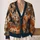 Haunted Village Pumpkin Moonlit Scene For Halloween Nights And Autumn Gatherings All-over Print Knitted Cardigan - 2
