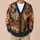 Haunted Village Pumpkin Moonlit Scene For Halloween Nights And Autumn Gatherings All-over Print Knitted Cardigan - 6
