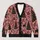 Pink Gothic Holiday Deer And Christmas Tree Motifs For Festive Everyday Layering For Women All-over Print Knitted Cardigan - 1