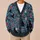 Black Cat Holly Holiday Motifs for Cozy Winter Layering, Women's Seasonal Style All-over Print Knitted Cardigan - 6