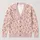 Light Pink Floral Heart Layering Style for Romantic Everyday Outfits, Women’s Cozy Wardrobe All-over Print Knitted Cardigan - 1