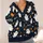 Playful White Ghosts And Pumpkins For Halloween Parties And Casual Fall Layering All-over Print Knitted Cardigan - 4