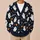Playful White Ghosts And Pumpkins For Halloween Parties And Casual Fall Layering All-over Print Knitted Cardigan - 6