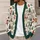 Festive Reindeer Christmas Trees and Santa Holiday Cheer for Women’s Winter Layering All-over Print Knitted Cardigan - 5