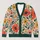 Coral Poppy Floral Blooms for Spring Outings and Everyday Layering for Women’s Style All-over Print Knitted Cardigan - 1