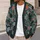 Black Cat Evergreen Ornaments For Cozy Holiday Layering, Women’s Winter Wardrobe All-over Print Knitted Cardigan - 5