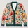 Colorful Botanical Flowers for Cozy Autumn Layering and Relaxed Everyday Style Wear All-over Print Knitted Cardigan - 1
