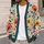 Colorful Botanical Flowers for Cozy Autumn Layering and Relaxed Everyday Style Wear All-over Print Knitted Cardigan - 5