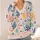 Hand-Drawn Coral Sea Motifs for Coastal Everyday Layering, Ocean-Loving Women Style All-over Print Knitted Cardigan - 4