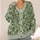 Sage Green Botanical Leaves for Relaxed Everyday Layering and Nature-Loving Women All-over Print Knitted Cardigan - 4