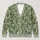 Sage Green Botanical Leaves for Relaxed Everyday Layering and Nature-Loving Women All-over Print Knitted Cardigan - 1