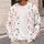 Red Candy Cane Motifs for Cozy Winter Gatherings, Holiday Parties, and Casual Family Style All-over Print Knitted Cardigan - 5