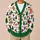 Festive Christmas Berries, Gingerbread and Gifts for Cozy Holiday Gatherings for Women All-over Print Knitted Cardigan - 6
