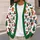 Festive Christmas Berries, Gingerbread and Gifts for Cozy Holiday Gatherings for Women All-over Print Knitted Cardigan - 5